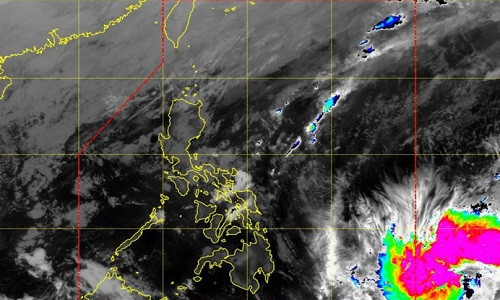 Bão Sanba suy yếu thành áp thấp nhiệt đới. Ảnh: ABS-CBN.