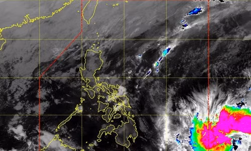 Bão Sanba suy yếu thành áp thấp nhiệt đới. Ảnh: ABS-CBN.