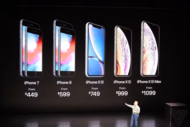 Đáng chú ý nhất là bộ 3 mẫu iPhone mới với tên gọi iPhone XS, XS Max, và XR.