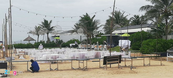 Le dinh hon Truong Giang, Nha Phuong: Cha danh hai xuat hien