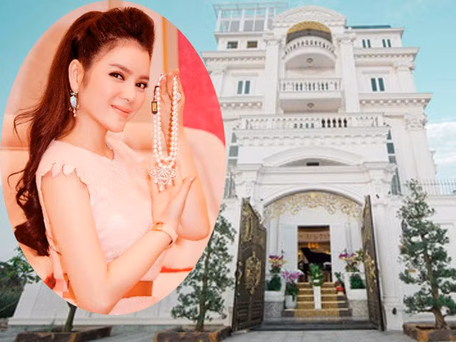 Sinh năm 1982 tại Vũng Tàu, Lý Nhã Kỳ được xem là một trong những sao Việt giàu có bậc nhất làng giải trí. Người đẹp sở hữu căn biệt thự dát vàng rộng 600m2 tại quận 2, TP HCM. Ảnh: Dân Việt.