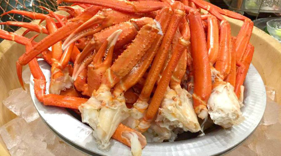 Cua tuyết sống chủ yếu ở vùng nước lạnh sâu nên thịt cua chắc và dai. Ảnh: Dảohaisan.
