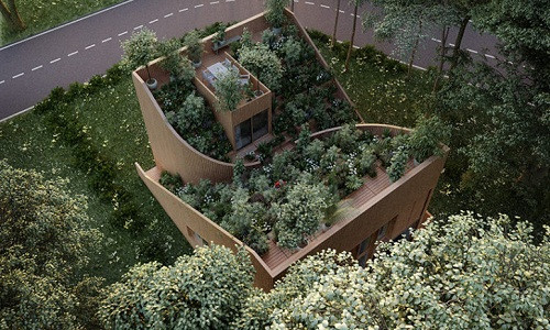 Công trình là sản phẩm của nhóm kiến trúc sức nước Áo Penda.