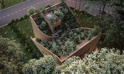 Công trình là sản phẩm của nhóm kiến trúc sức nước Áo Penda.