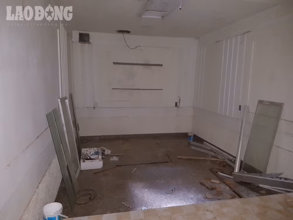 Mật đạo rộng chừng 25m2.