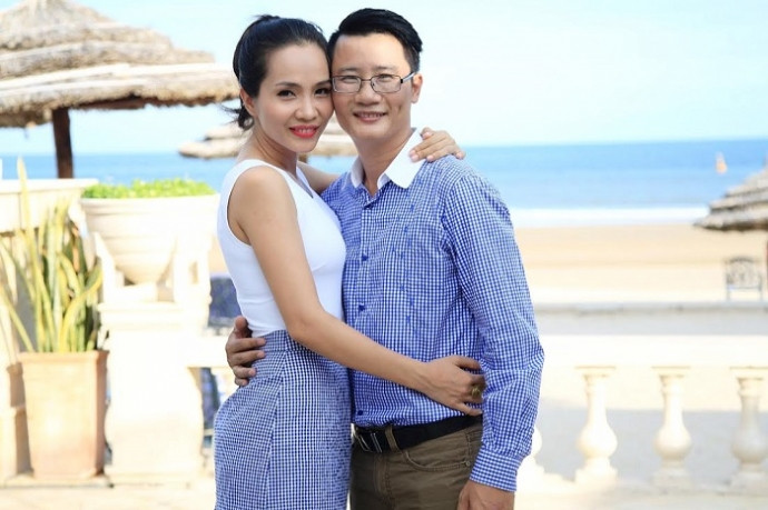 Thanh Thảo - bà xã của nam ca sĩ Hoàng Bách là con gái út của một đại gia có tiếng ở miền Tây. Ảnh: Baogiaothong.