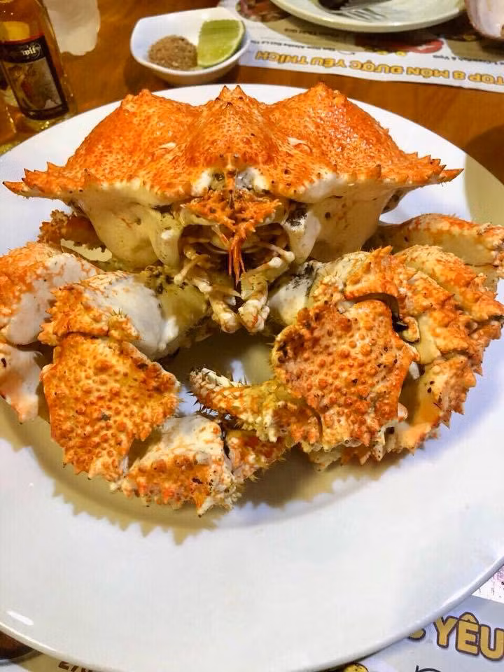 Cua ruby có thể chế biến thành nhiều món như nấu bánh canh, làm món lẩu hoặc chiên sốt nước mắm. Ảnh: FB Thị Dung Trần.