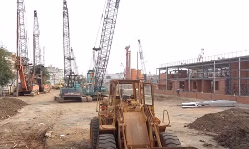 Trên tổng diện tích 18.486 m2, dự án gồm 3 block cao 36 tầng. có quy mô 1.233 căn hộ. Ảnh: Laodongthudo.