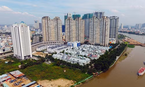 Với nhiều dự án bàn giao trong năm qua giúp cho các doanh nghiệp BĐS báo lãi khủng. Ảnh: Lê Quân.