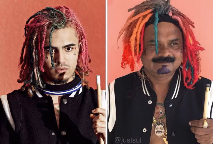 Đến rapper "chất ngầu" Lil Pump cũng không thể thoát khỏi tay ông chú "bá đạo".