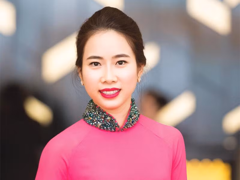 Năm 2013, Hoàng Yến chính thức trở thành Tổng Giám đốc chuỗi khách sạn Mường Thanh sau 7 năm tu nghiệp tại nước Anh khi chưa đầy 30 tuổi. Ảnh: Baogiaothong.