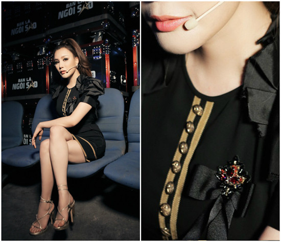 Hồ Quỳnh Hương cũng thường xuyên xuất hiện trong những chiếc váy hàng hiệu có giá vài chục triệu đồng. Ảnh: Vietnamnet.