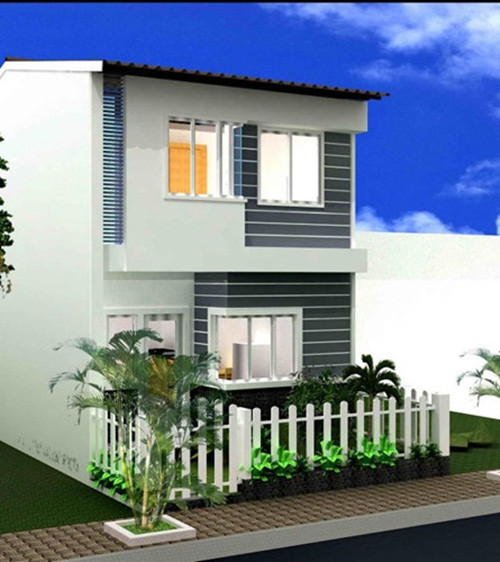 Mẫu nhà ống phổ biến ở nông thôn mang phong cách mới. Ảnh: Khonggiannhadep24h.