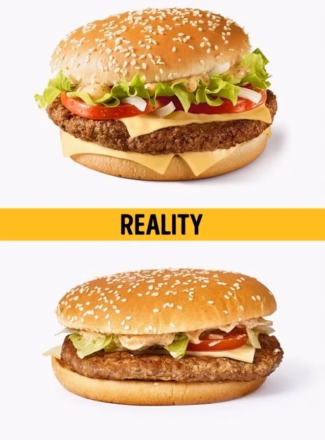 Sử dụng hình ảnh bắt mắt là chiêu bán hàng được các siêu thị thường xuyên sử dụng. Họ dùng photoshop làm nổi bật sự tươi mát, ngon miệng của sản phẩm để thu hút khách.