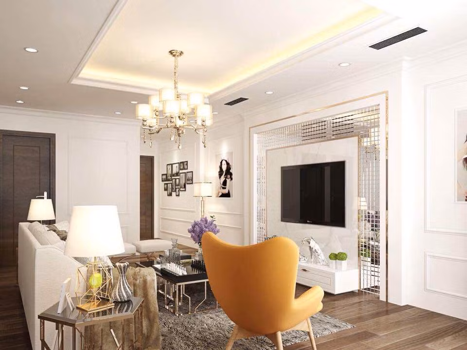 Phòng khách với sofa sang trọng. Ảnh: Khám phá.