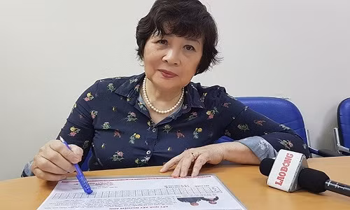 Ths Nguyễn Thị Nga, giám đốc trung tâm phân tích ADN và công nghệ di truyền (CGAT) trao đổi với PV Báo Lao Động.