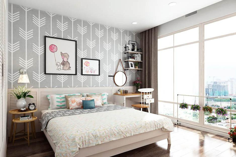 Tuy nhiên, nên có sự "biến tấu" đôi chút, không gian nghỉ ngơi sẽ sinh động và ấm áp hơn. Ảnh: Giaydantuong.