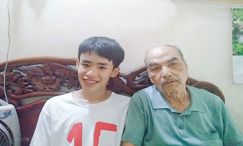 Kiên đang về thăm ông tại TP Nam Định