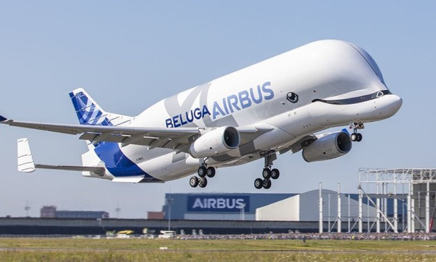 Trước khi chính thức đưa vào sử dụng trong năm 2019, Airbus Beluga XL sẽ thực hiện 600 giờ bay thử trong vòng 10 tháng. Ảnh: Egypttoday.
