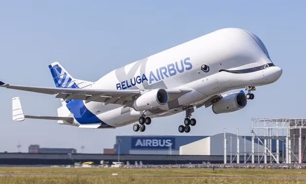 Trước khi chính thức đưa vào sử dụng trong năm 2019, Airbus Beluga XL sẽ thực hiện 600 giờ bay thử trong vòng 10 tháng. Ảnh: Egypttoday.