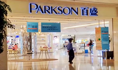 Parkson khai trương cửa hàng đầu tiên tại Bắc Kinh, Trung Quốc năm 1994. Ảnh: Global Times.