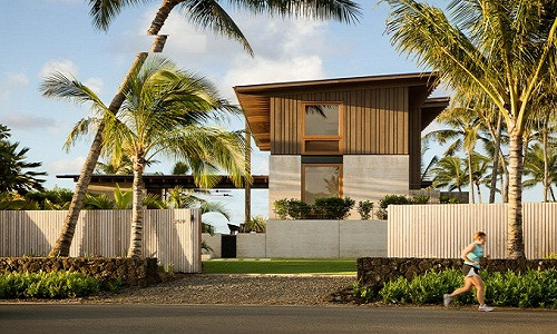 Nằm trên quần đảo Hawaii (Mỹ), ngôi biệt thự là công trình của nhóm kiến trúc sư Walker Warner Architects.