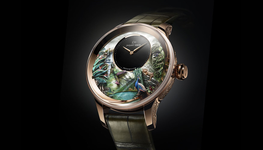 Kiệt tác đồng hồ vườn chim "Tropical Bird Repeater" đến Việt Nam những ngày vừa qua khiến giới mê đồ hiệu không khỏi xuýt xoa khi có giá lên tới 18 tỷ đồng. Ảnh: RobbReport Vietnam.