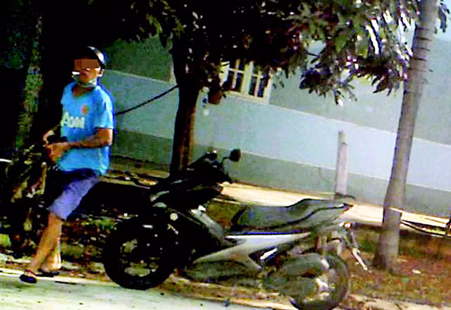 Chó sau khi bị đánh bả, bắn điện chết sẽ được các tay trộm mau chóng đưa về lò để giết mổ - Ảnh cắt từ clip