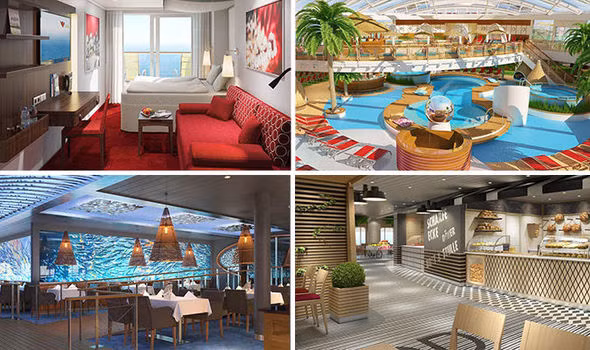 Du thuyền có chiều dài 337m, cao 20 tầng và có sức chứa 6.600 hành khách.