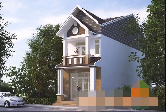 Kết cấu mái được bố trí lan tỏa để tạo điểm nhấn và tổ chức ban công sân thượng đẹp mắt. Ảnh: Maunhadepmoi.