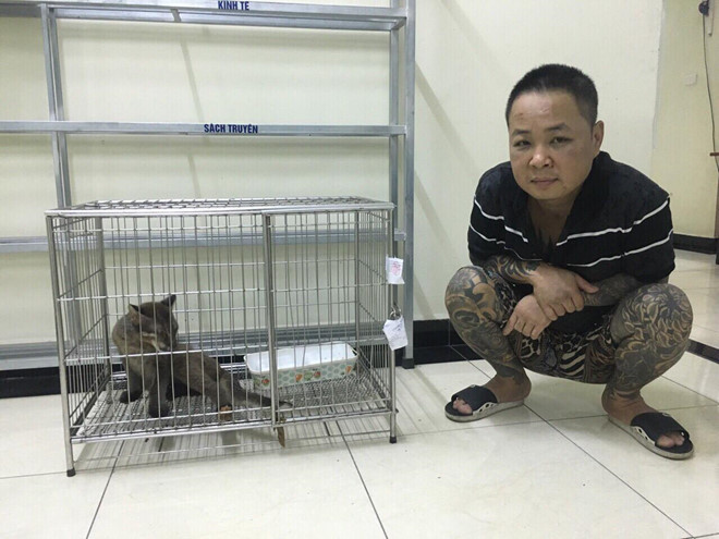 Trần Ngọc Việt Dũng, tức Dũng "Bóng Nhựa", vừa bị khởi tố bị can, bắt tạm giam vì tội Vi phạm quy định về bảo vệ động vật nguy cấp, quý, hiếm theo điều 244 Bộ luật Hình sự 2015. Công an xác định Dũng biết cá thể beo lửa là động vật cần được bảo vệ song vẫn cố tình nuôi nhốt.