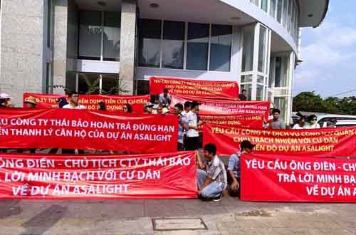 Dien bien moi ve du an Asa Light bi dung thi cong, cu dan… doi nha