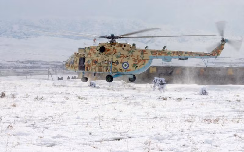 Không quân trực thăng có chừng 100 chiếc Mi-24 và Mi-8/17. Tuy nhiên, thực tế số lượng hoạt động chỉ chừng 60 chiếc. Nguồn ảnh: Wordmilitaryintel