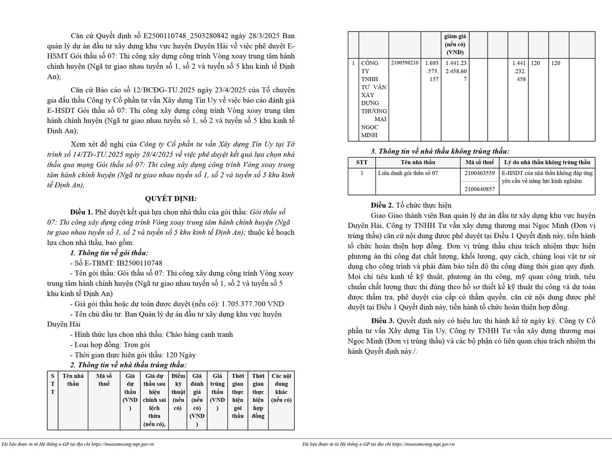 Tra Vinh: Cty Ngoc Minh vuot doi thu, trung thau voi ty le tiet kiem cao-Hinh-2