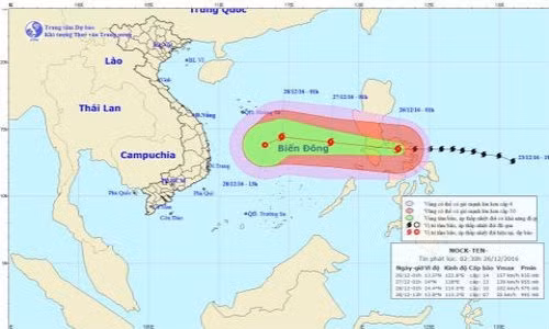 Dem nay, bao Nock-ten giat cap 16 do bo Bien Dong