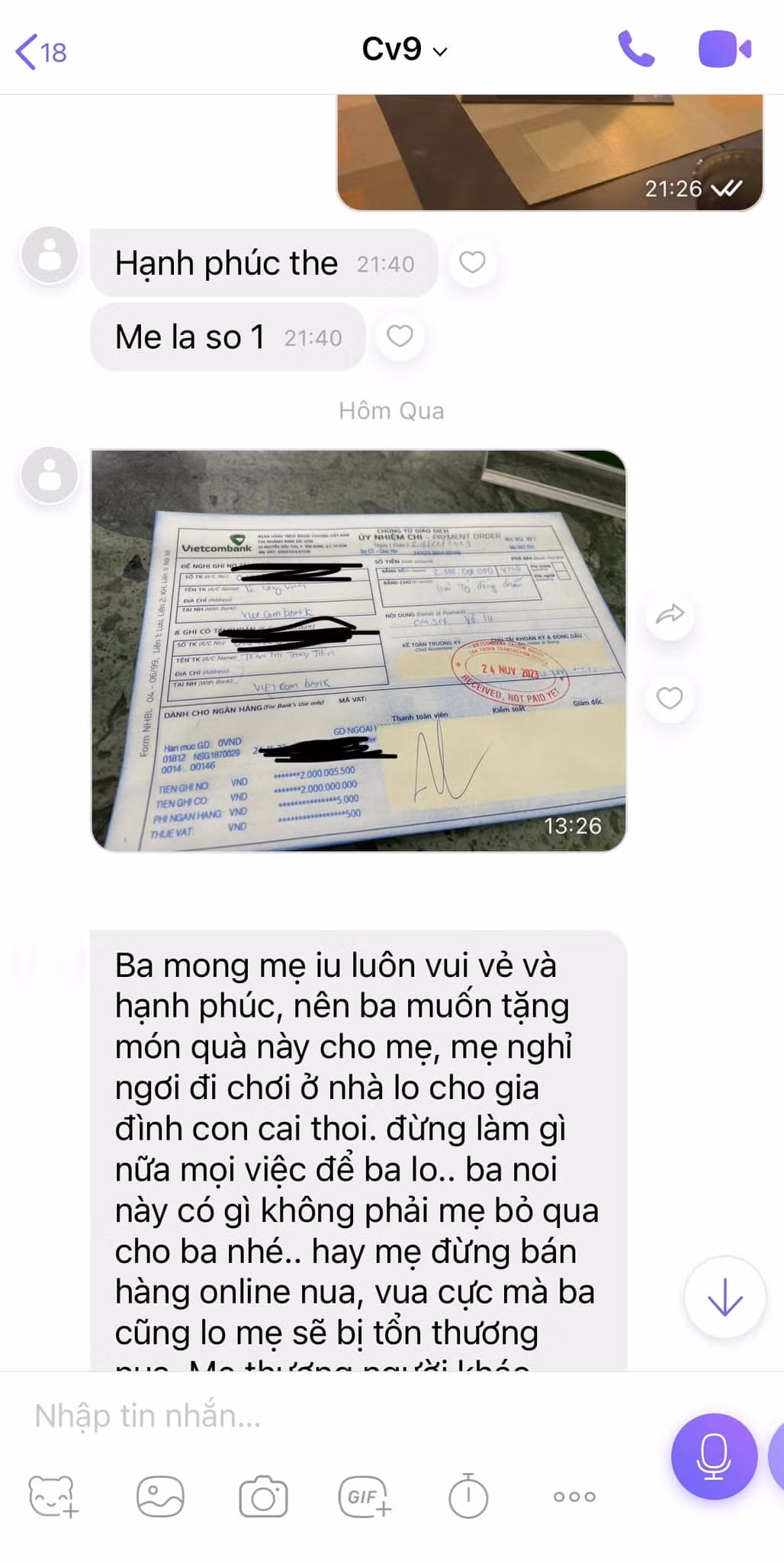 Cong Vinh tang sinh nhat Thuy Tien 2 ty, khuyen vo ngung ban hang online-Hinh-2