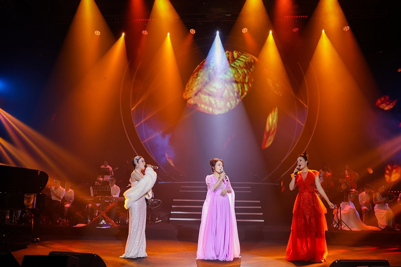 Thanh Lam song ca cung con re trong dem nhac 