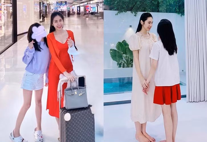 Mặc những ồn ào bủa vây, Thủy Tiên có cuộc sống đời thường hạnh phúc bên Công Vinh và con gái. Ảnh: FBNV