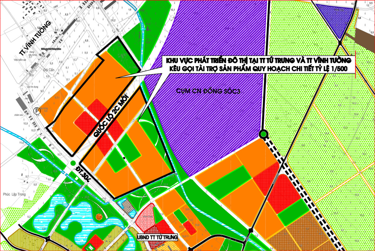 Nhầm lẫn quy hoạch, Vĩnh Phúc điều chỉnh dự án KĐT hơn 30ha Nham lan quy hoach, Vinh Phuc dieu chinh du an KDT hon 30ha