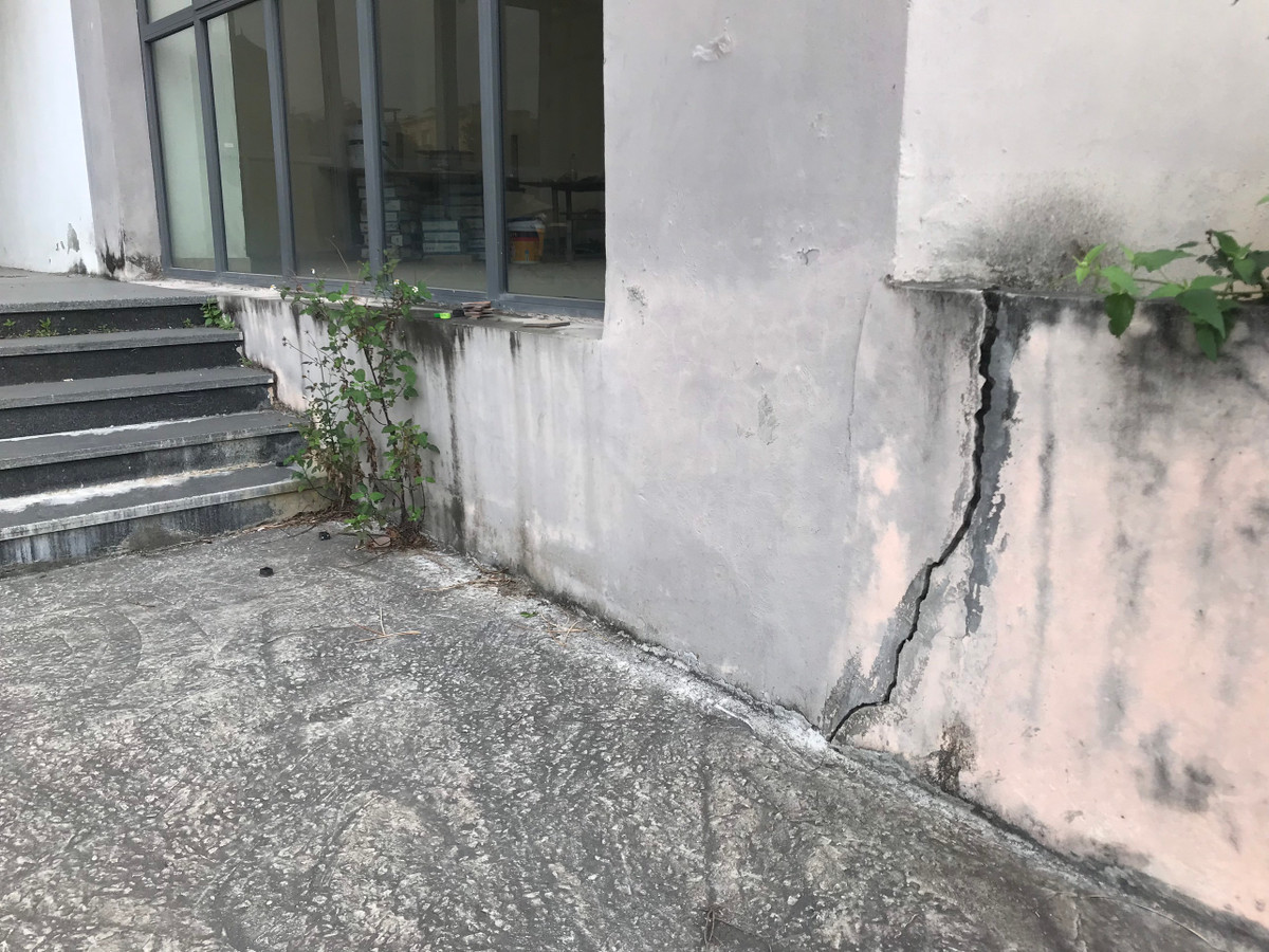 Khu tái định cư Trần Phú đang dần xuống cấp.