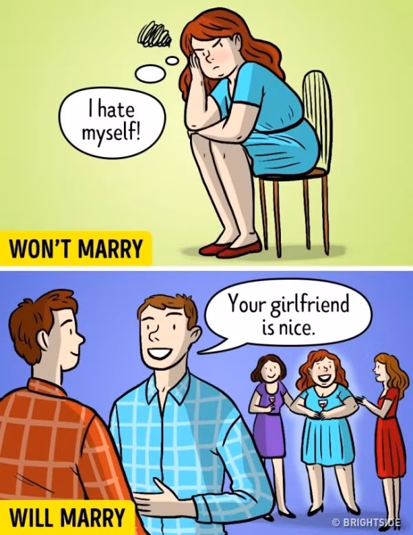 4. Phụ nữ tự tin: Sự tự tin đôi khi còn có vai trò quan trọng hơn ngoại hình. Nếu 1 người phụ nữ thể hiện ra rằng họ thật tuyệt vời, chắc chắn người khác nhìn họ cũng sẽ nghĩ tương tự.