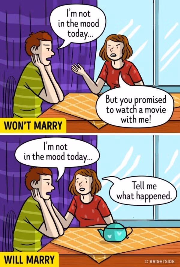 6. Tình cảm: Đối với một số người, họ thấy sợ phụ nữ tình cảm và quan tâm thái quá. Thế nhưng phụ nữ tình cảm họ sẽ chân thành và quan tâm đến người đàn ông của mình hơn. Họ sẽ là hậu phương vững chắc và mang lại cho nửa kia cảm giác rằng họ sẽ luôn ủng hộ người đàn ông của họ cho dù có bất cứ chuyện gì xảy ra.