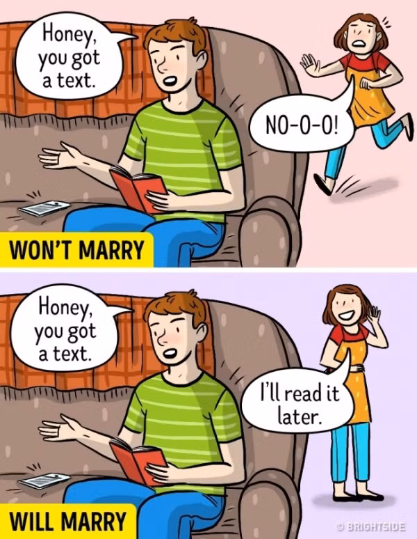 3. Trung thực: Chúng ta có thể mất cả đời mới có thể kết luận được rằng chúng ta có sống với nhau 1 vợ - 1 chồng đến cuối đời hay không. Nhưng điều có thể thừa nhận ngay bây giờ đó là: Không ai muốn bị lừa dối. Đàn ông luôn muốn 1 người phụ nữ có thể mang lại niềm tin cho họ rằng: Cô ấy sẽ dành cả cuộc đời này để yêu họ. Mọi vết thương đều có thể lành, nhưng vết thương tình cảm thì sẽ không bao giờ lành sẹo.