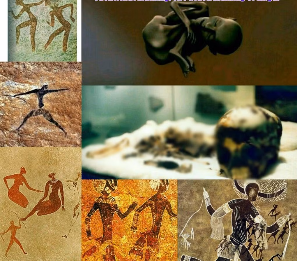 Qua kiểm tra, ông Mori xác định chiếc bọc làm từ da dê hoặc da linh dương. Bên trong chiếc bọc là một xác ướp của đứa trẻ quấn trong một lớp lá. Sau khi qua đời, đứa trẻ được ướp xác và có những vết mổ ở bụng và ngực để thợ ướp xác lấy các cơ quan nội tạng ra. Quá trình này được gọi là moi tạng (evisceration) và thay thế những vị trí ấy là các loại thảo mộc được cho là nhằm giúp bảo quản thi thể vẹn nguyên theo thời gian.