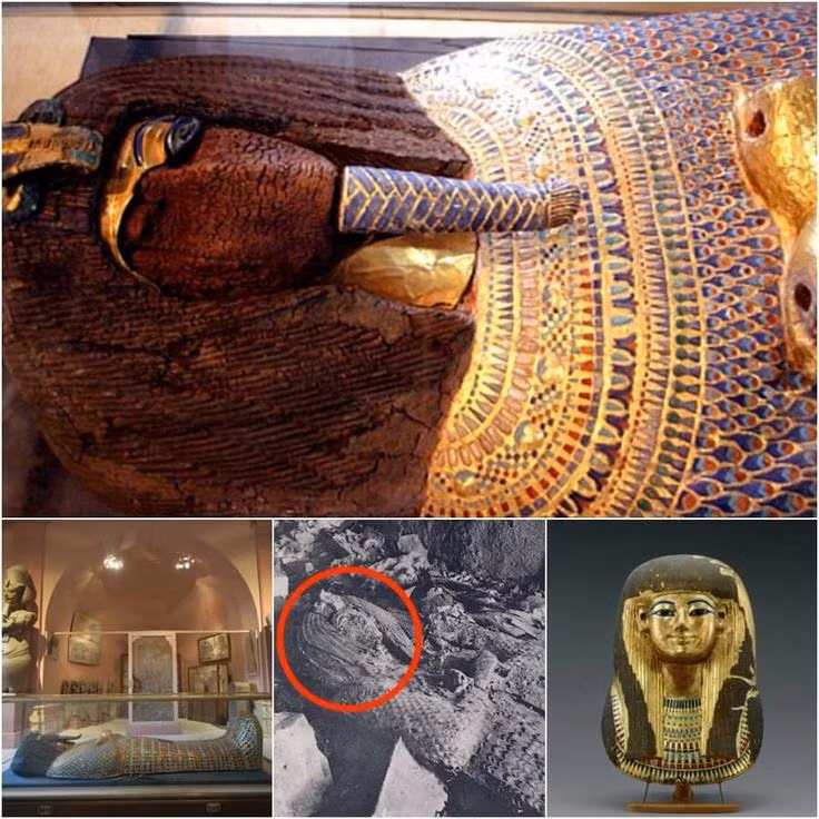 Tiếp đến, trên một bức tường bên trong lăng mộ, các chuyên gia phát hiện những dòng chữ kỳ lạ do những thầy tế cấp cao tạo ra. Nội dung của những dòng chữ có nghĩa "Kẻ xấu xa sẽ không sống lại".