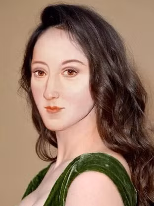 Thông qua tranh vẽ và những ghi chép về dung mạo của hoàng hậu Boleyn, công chúng bất ngờ trước gương mặt xinh đẹp, quyến rũ của bà hoàng này trong bức ảnh do AI vẽ lại.