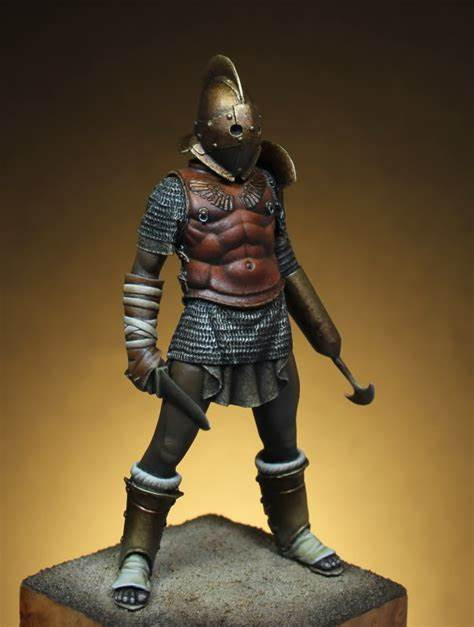 Lưỡi kiếm này được mài sắc bén ở cả hai mặt trước và sau. Kéo La Mã được sử dụng để chặn các đòn đánh của đối thủ và sau đó phản công nhanh.