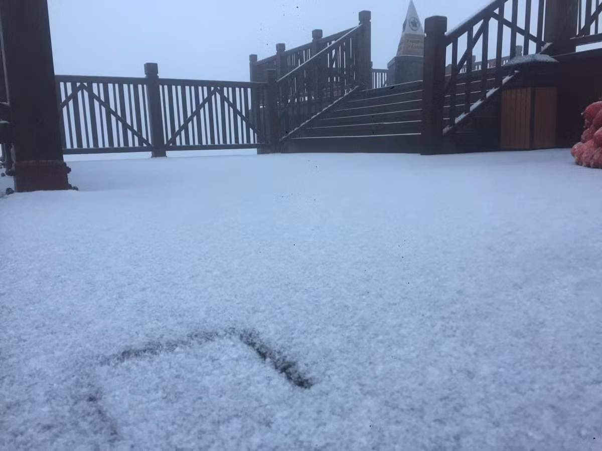 Cùng ngắm thêm một số hình ảnh mưa tuyết trên đỉnh Fansipan sáng 28-12. Ảnh sử dụng trong bài: Nam Nguyễn