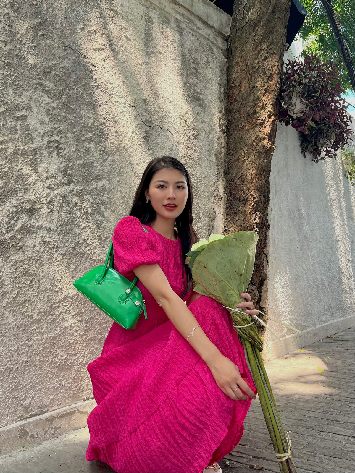 Thúy Nga hiện đang là mẫu ảnh quen thuộc của nhiều nhãn hàng lớn. Ảnh: FBNV