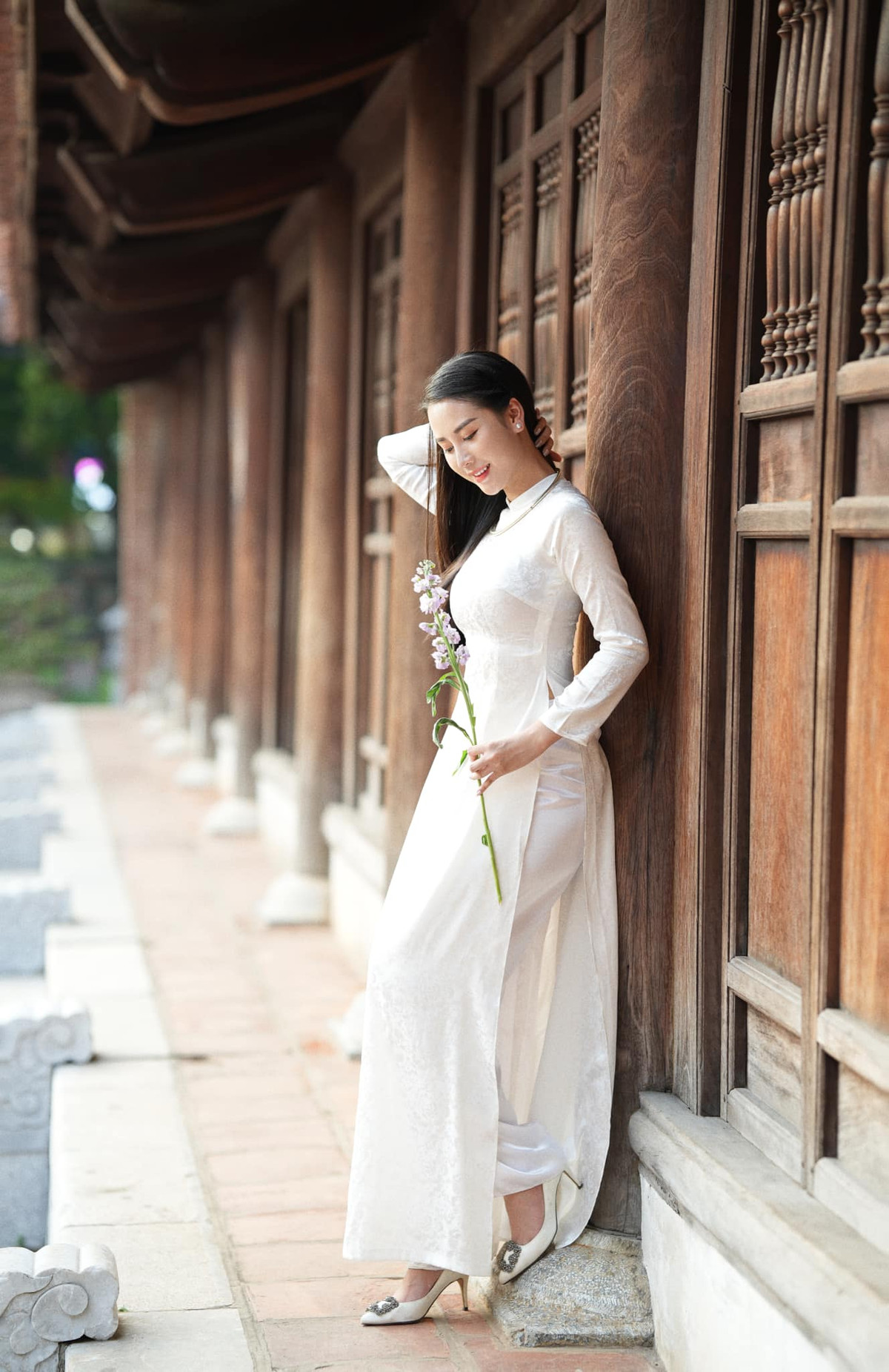 Người đẹp Hà Tĩnh còn có một phong cách thời trang vô cùng ấn tượng khiến nhiều người mê mẩn trước sự xinh đẹp của mình. Ảnh: FBNV